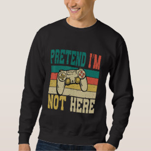 Sudadera Geeks y frikis divertidos y perezosos, finjan que 