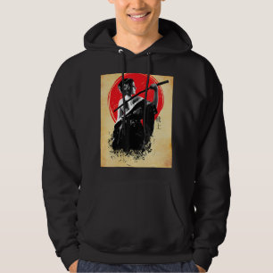 Sudadera Geisha Samurai Guerrero con Espada Estética Japone