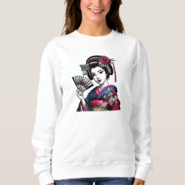 Sudadera Geisha Sweatshirt japonés femenino