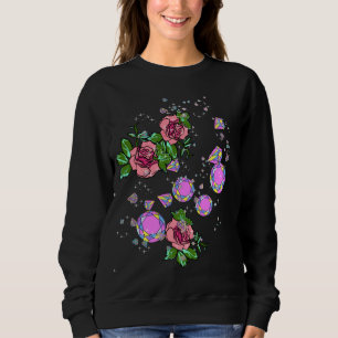 Sudadera Gemas y Rosas chispeantes