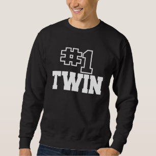 Sudadera Gemelo Número Uno Mejor Hermano Hermana F