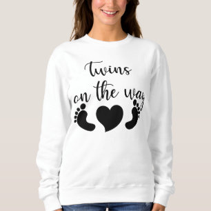 Sudadera Gemelos cutáneos mellizos palabra arte embarazo pr