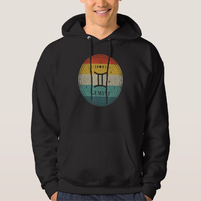 Sudadera Gemini Horoscope Gemini May June Cumpleaños Gemini (Anverso)