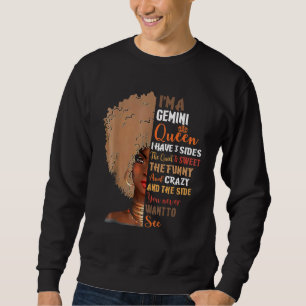 Sudadera Gemini Queens Nació En Mayo De Junio En África Zod
