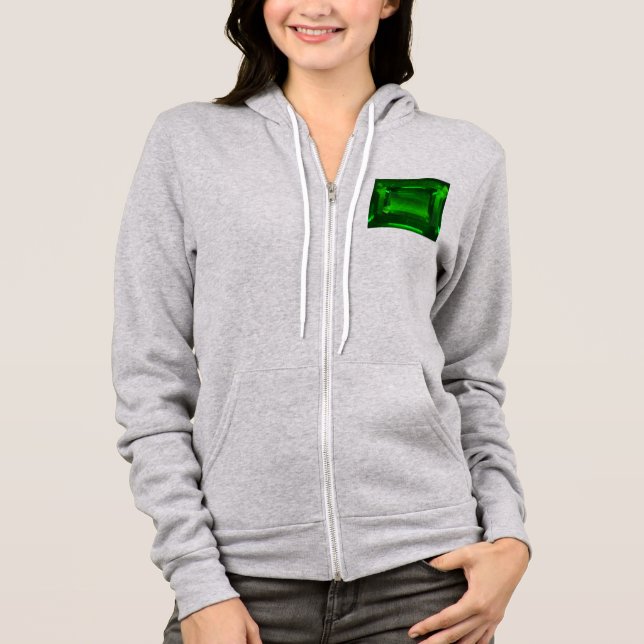 Sudadera Gemstone verde esmeralda (Anverso)