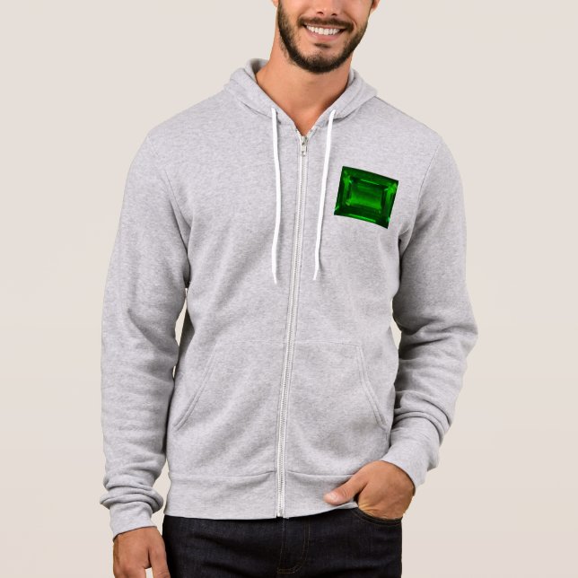 Sudadera Gemstone verde esmeralda (Anverso)