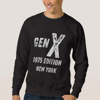 Sudadera Gen X 1975 Edición Generation New York Birthday Ch