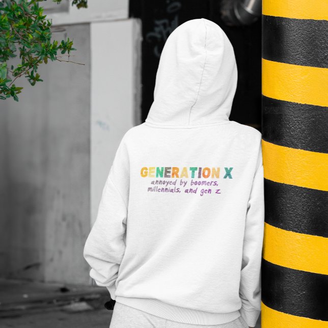 Sudadera Gen X - Molesto por todos (If only the rest of you weren't so annoying...
Hoodie has pocket graphic.)