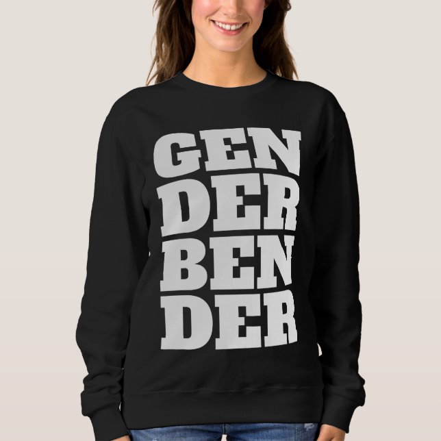 Sudadera Gender Fluid Genderless Non Binary Pride Gender Be (Anverso)