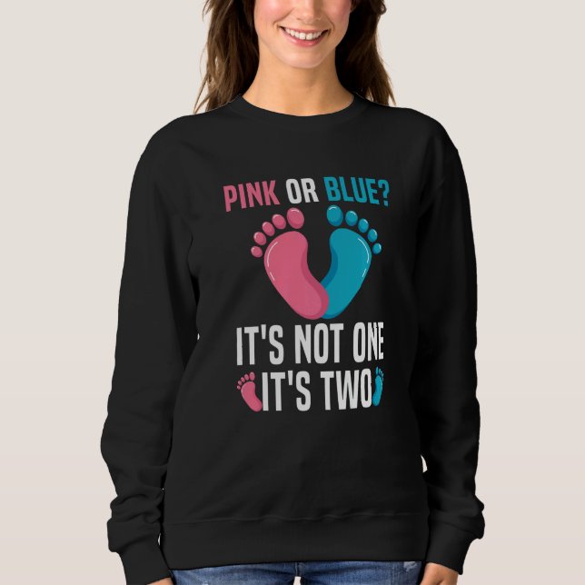 Sudadera Gender Reveal for Gender Reveal Twin Parents to be (Anverso)