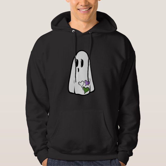 Sudadera Genderqueer Pride Ghost (Anverso)