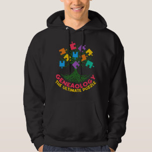 Sudadera Genealogía fractal de ADN del árbol de genética de