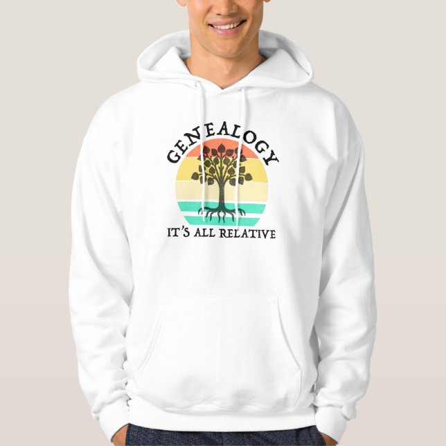 Sudadera Genealogía - Todo es relativo (Anverso)