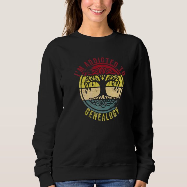 Sudadera Genealogista Aficionado De Ancestros (Anverso)