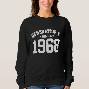 Sudadera Generación X Desde 1968 Cumpleaños Gen X