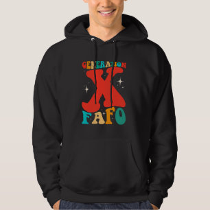 Sudadera Generación X Divertido FAFO 60s 70s Gen-Xers Sarcá