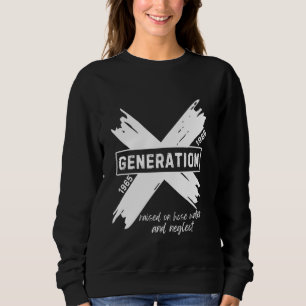 Sudadera Generación X sobre agua de manguera y abandono
