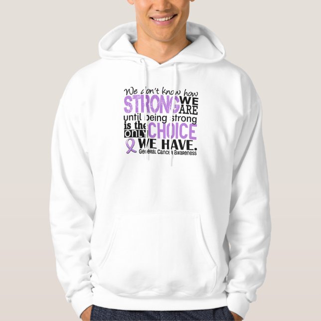Sudadera General Cancer es How Strong We (Anverso)