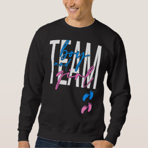 Sudadera Género De Equipo Y Chica Revelan Baby Shower Rosa