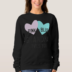 Sudadera Género Revelar Embarazo Amo De Abuela Rosa O Azul