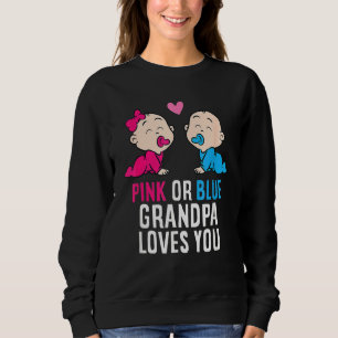 Sudadera Género Revelar embarazo El abuelo ama a tu bebé