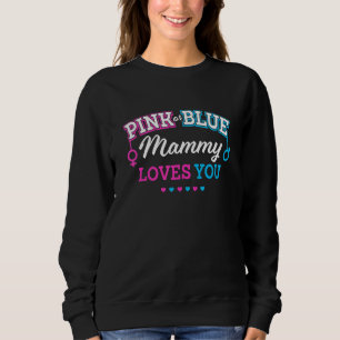 Sudadera Género revelar Mammy Baby Shower Mamá Embarazo Ann