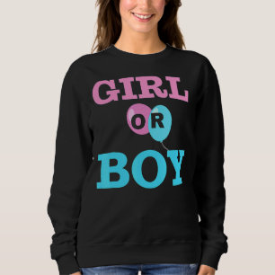 Sudadera Género Revelar Niño O Chica Rosa O Azul Mamá Y Pap