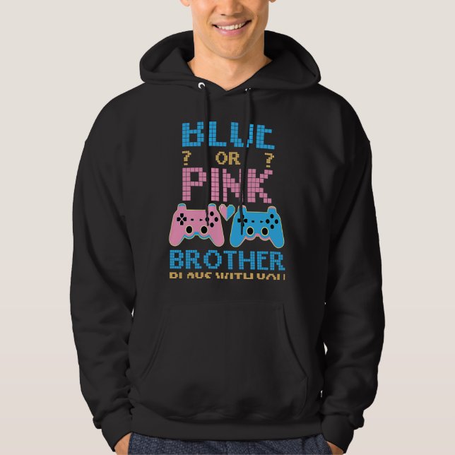 Sudadera Género Rosa O Azul Revelar Juego De Video Gamer Bo (Anverso)