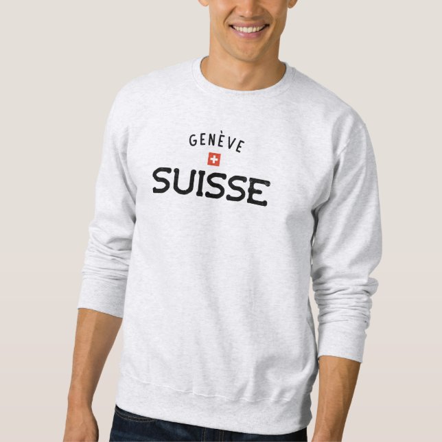 Sudadera Geneve Suisse (Ginebra, Suiza) con problemas (Anverso)