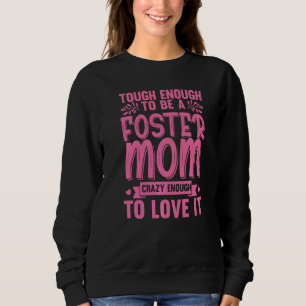 Sudadera Genial Madre de Acogida para Mujeres Jóvenes Padre
