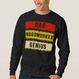 Sudadera Genio del trabajador de madera para hombres papá V