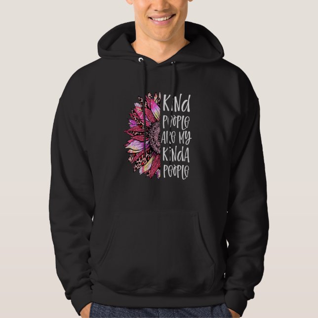 Sudadera Gente Amable Es Mi Gente De Un Poco Pink Leopard S (Anverso)