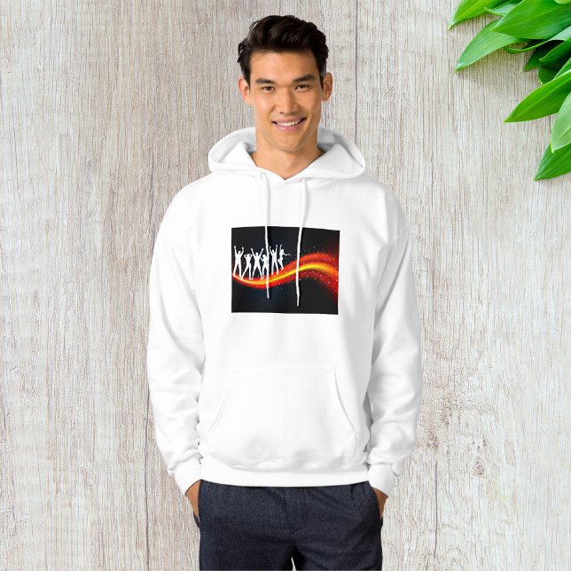 Sudadera Gente bailando siluetas mens Hoodie (Subido por el creador)