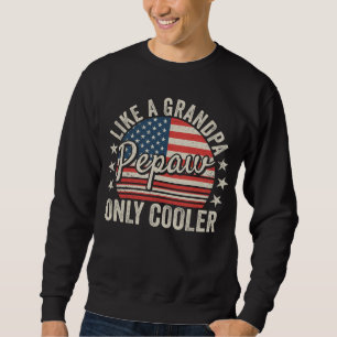 Sudadera Gente como un abuelo, solamente soldados de la ban