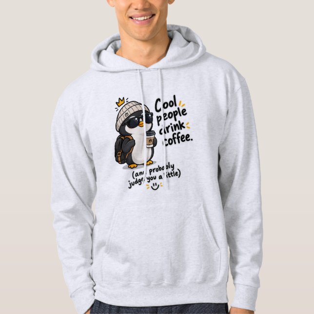 Sudadera Gente Cool Bebe Café (Anverso)