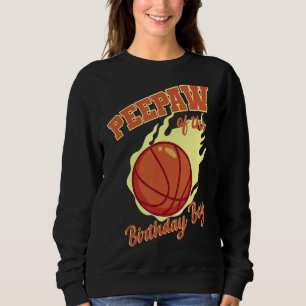 Sudadera Gente Del Cumpleaños De La Familia De Baloncesto