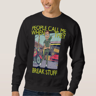 Sudadera Gente mecánica de pistoleros mecánicos me llama