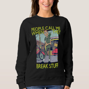 Sudadera Gente mecánica de pistoleros mecánicos me llama