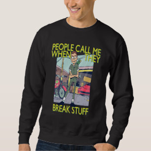 Sudadera Gente mecánica de pistoleros mecánicos me llama