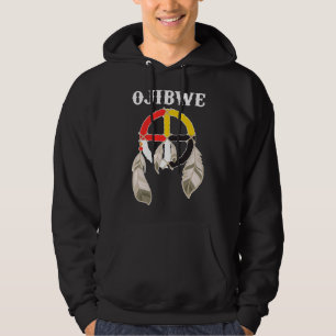 Sudadera Gente Ojibwe Anishinaabeg Nativos Americanos Medic