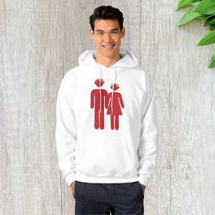 Sudadera Gente Roja Con Auriculares Mens Hoodie