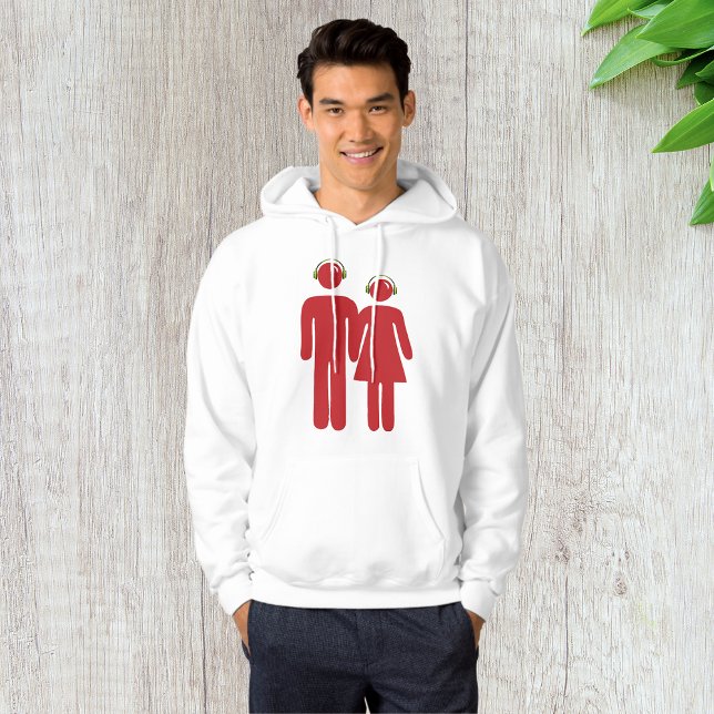 Sudadera Gente Roja Con Auriculares Mens Hoodie (Subido por el creador)