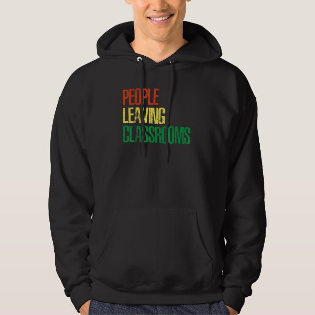 Sudadera Gente saliendo de las aulas Plc 2 (Anverso)