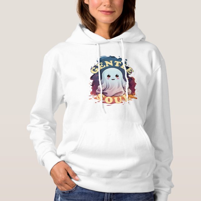 Sudadera Gentle Soul Kawaii Ghost (Anverso)