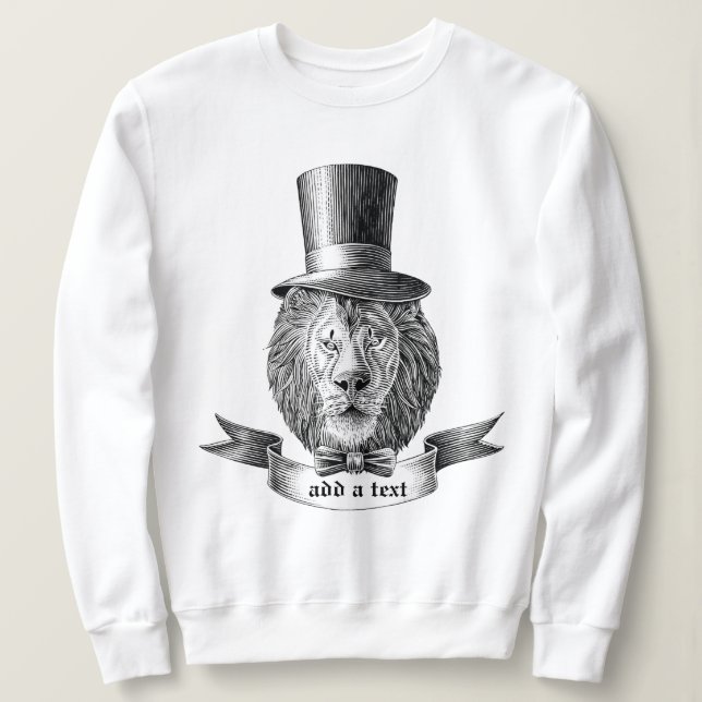 Sudadera Gentlemen Lion Sweatshirt (Anverso del diseño)