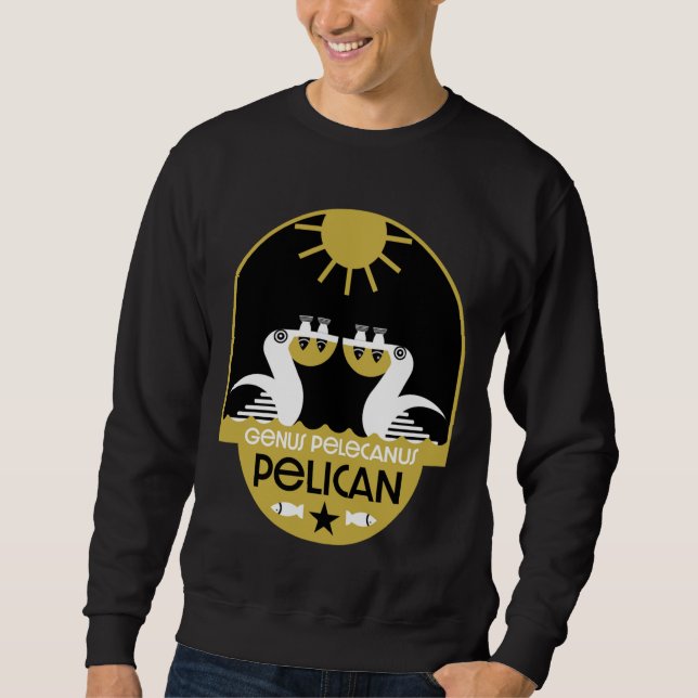 Sudadera Genus Pelecanus Bird Art (Anverso)