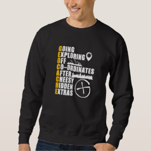 Sudadera Geocache Definition Treasure Geocaching Geocacher