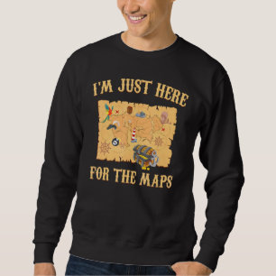 Sudadera Geocache Estoy Aquí Para Los Mapas Senderismo Hola