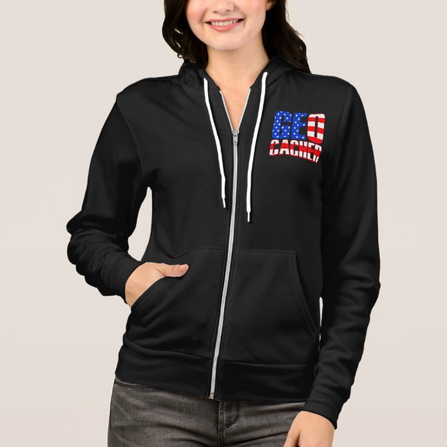 Sudadera Geocacher Americano (Anverso)