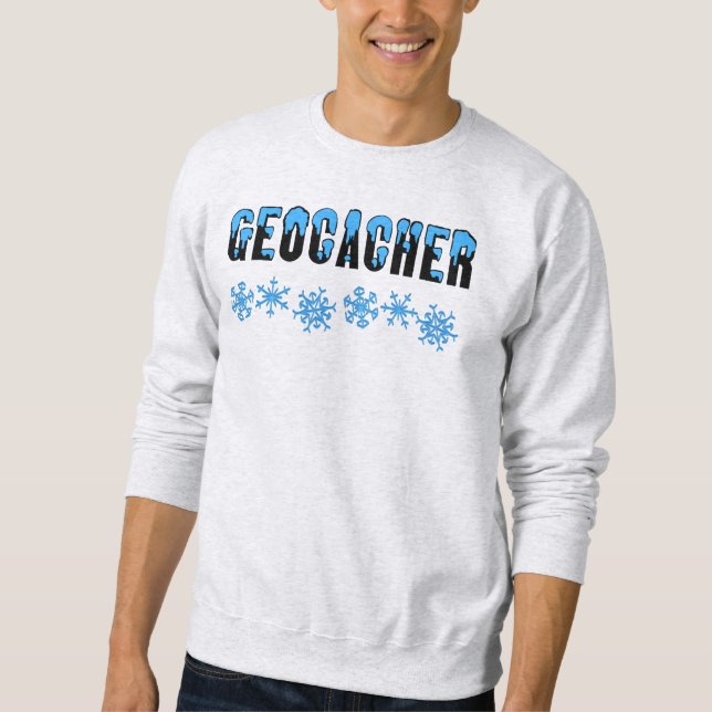 Sudadera Geocacher con cubierta de nieve (Anverso)